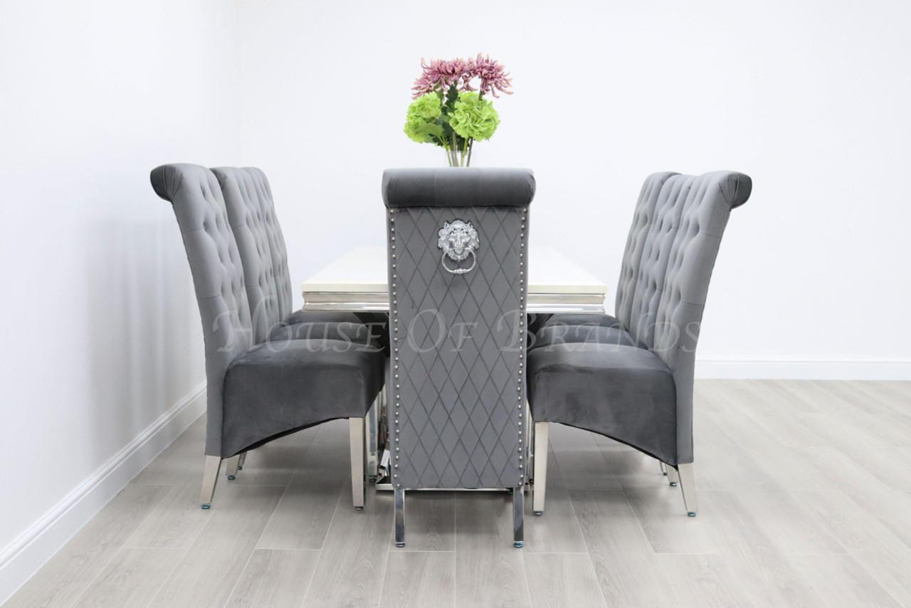House Of Brands Sicily Table andamp; 8 Leon Chairs