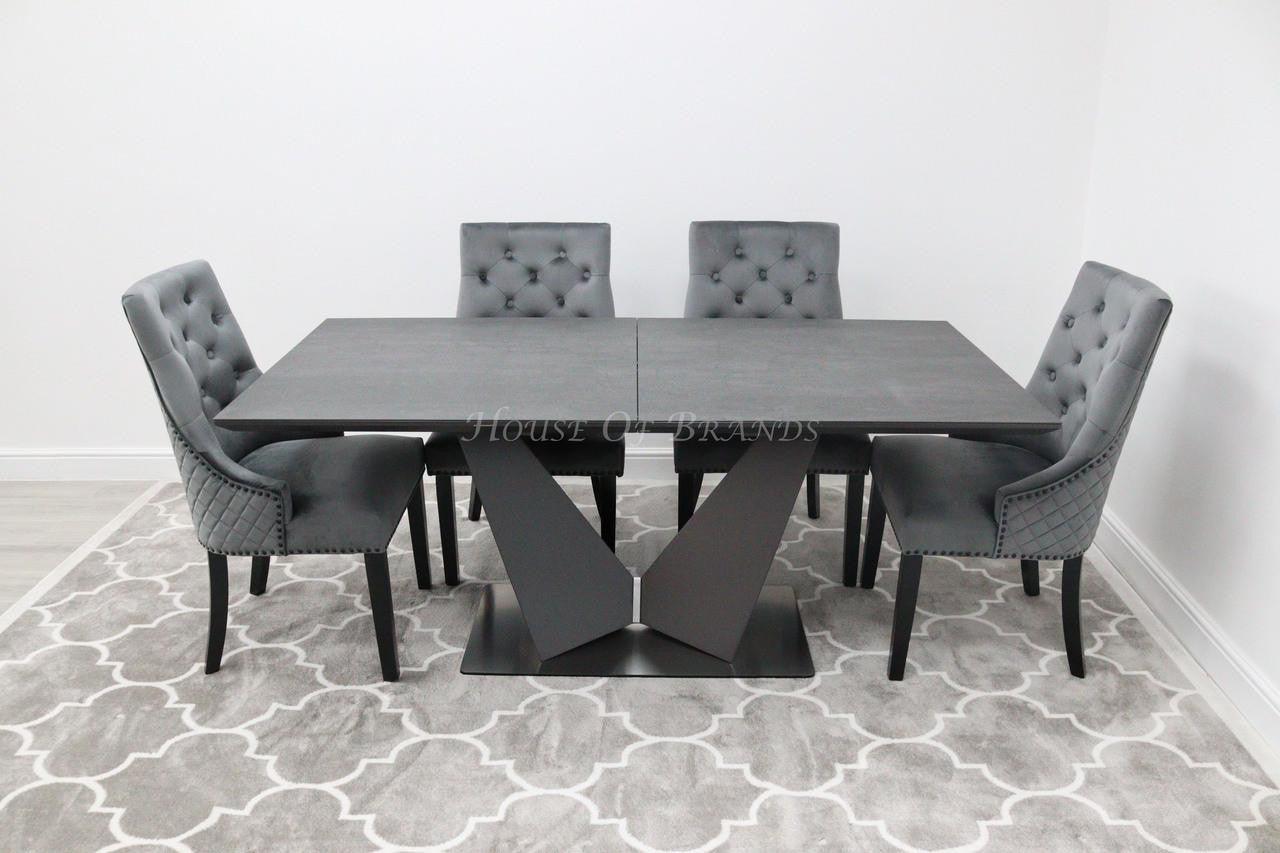 House Of Brands Windsor Extendable Table & Brussels Chairs 