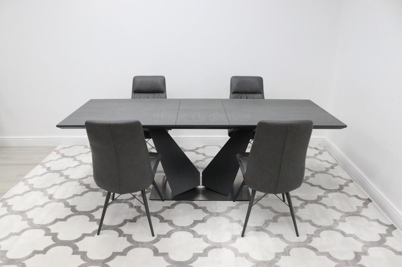 House Of Brands Windsor Extendable Table & Alanya Chairs 