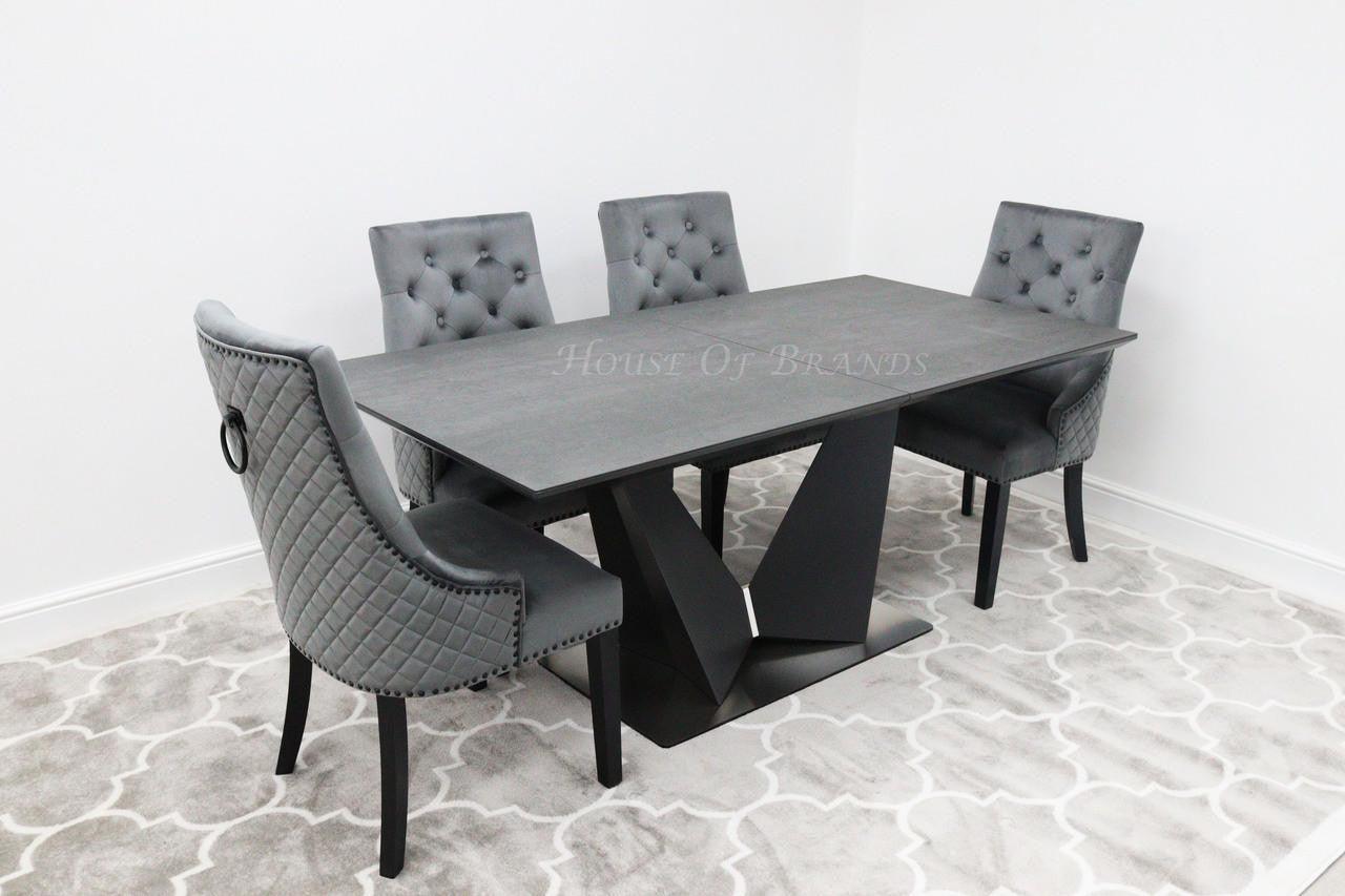 House Of Brands Windsor Extendable Table & Brussels Chairs 