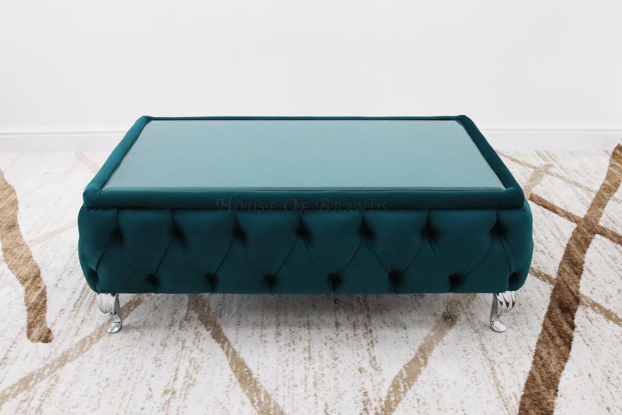 House Of Brands Upholstered Rectangular Coffee Table 