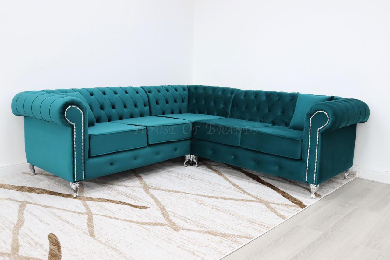 House Of Brands Chesterfield Corner Sofa 