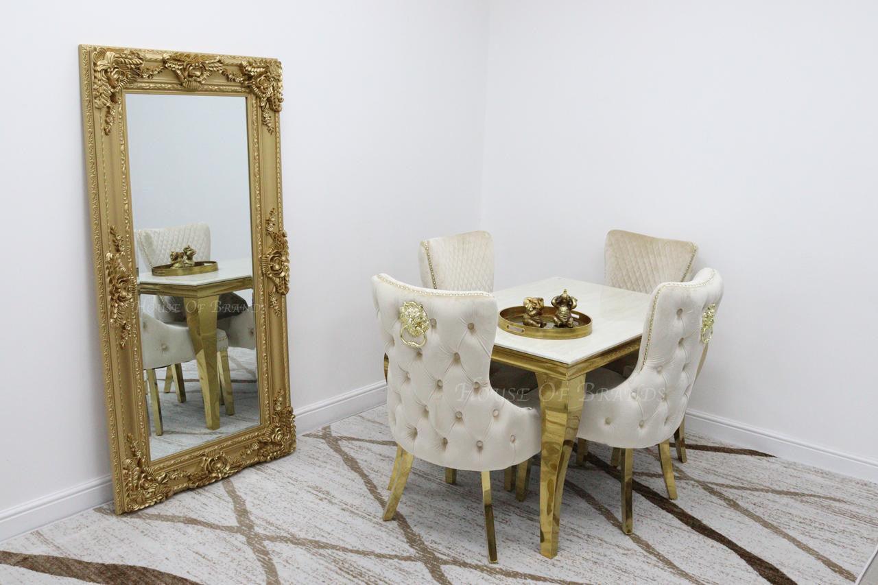 House Of Brands 1.2m Gold Rome & Barcelona Chairs