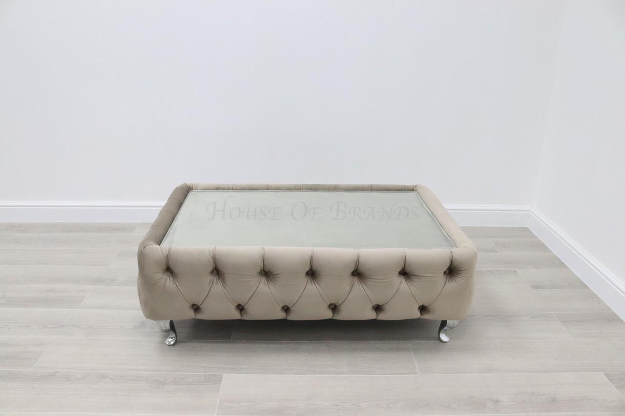 House Of Brands Upholstered Rectangular Coffee Table 