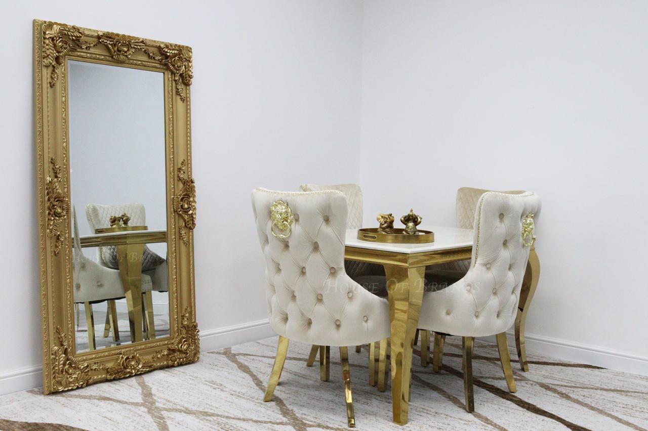 House Of Brands 1.2m Gold Rome & Barcelona Chairs