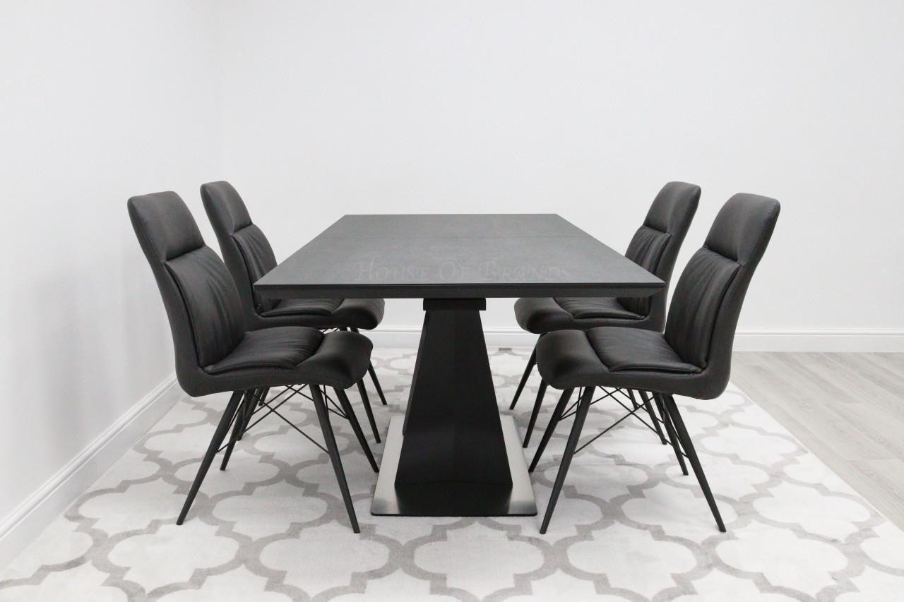 House Of Brands Windsor Extendable Table & Alanya Chairs 