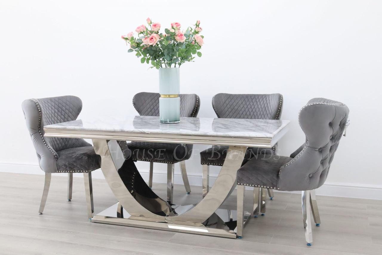House Of Brands Naples Table andamp; 4 Valencia Chairs