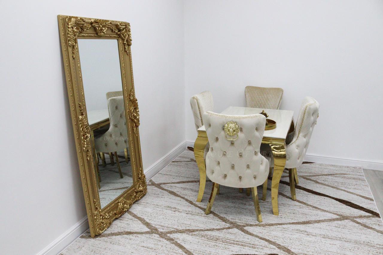 House Of Brands 1.2m Gold Rome & Barcelona Chairs