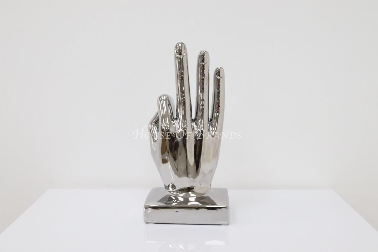 House Of Brands Large OK hand -Silver