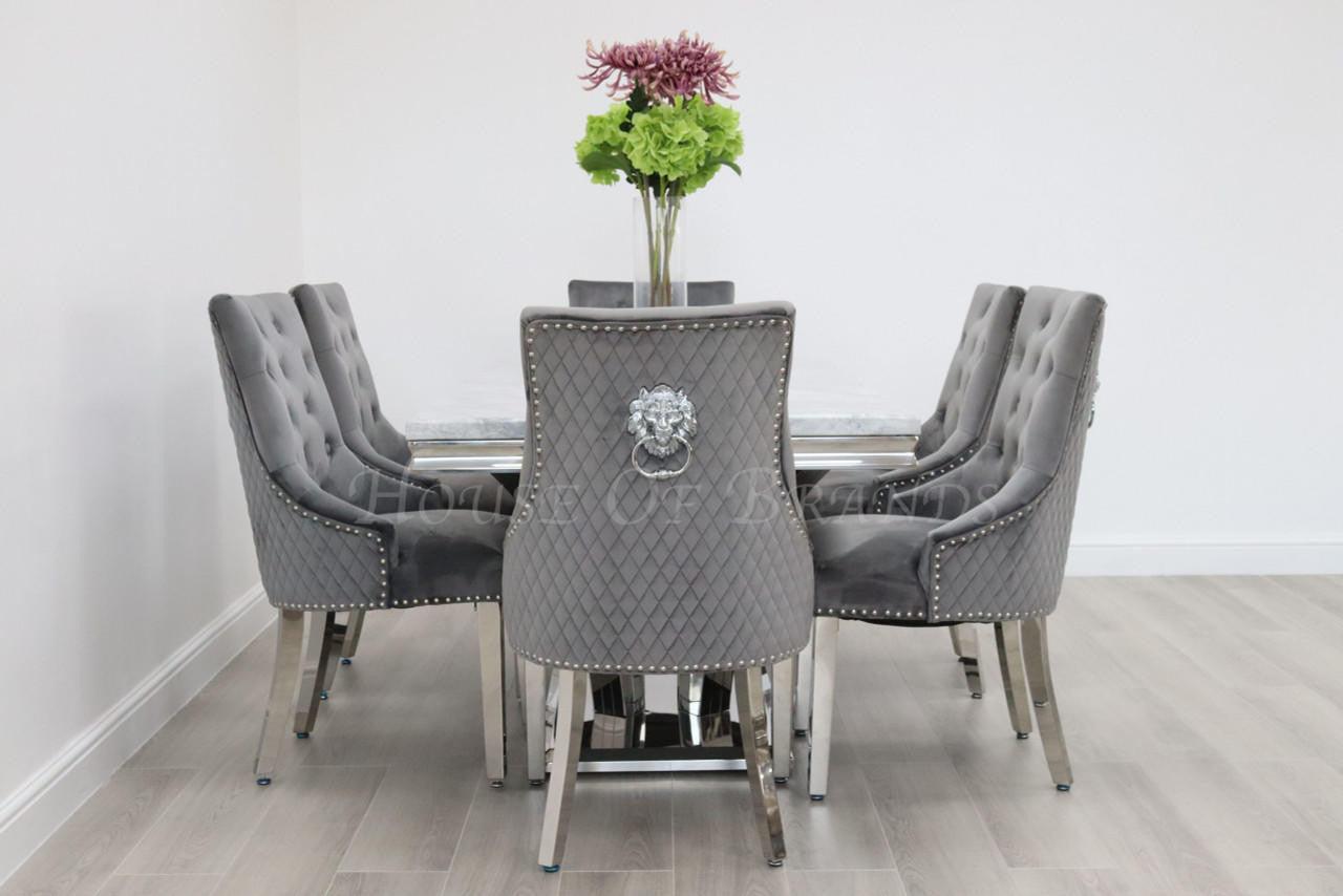 House Of Brands Sicily Table andamp; 6 Madrid Chairs