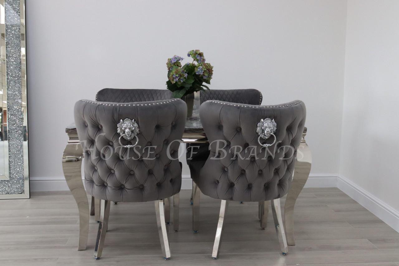 House Of Brands 1.5m Rome and 4 Valencia Chairs