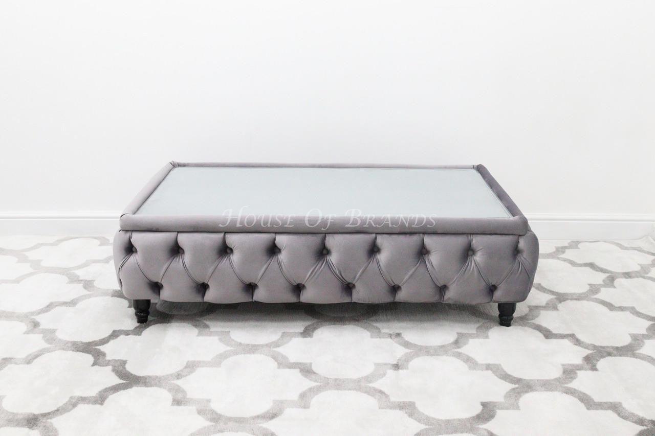 House Of Brands Upholstered Rectangular Coffee Table 