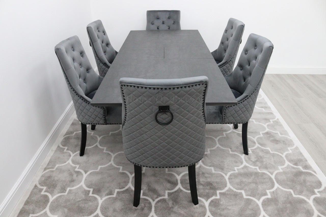 House Of Brands Windsor Extendable Table & Brussels Chairs 