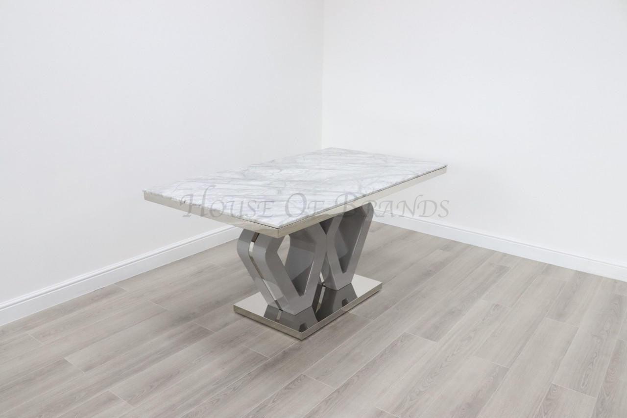 Composite marble deals dining table