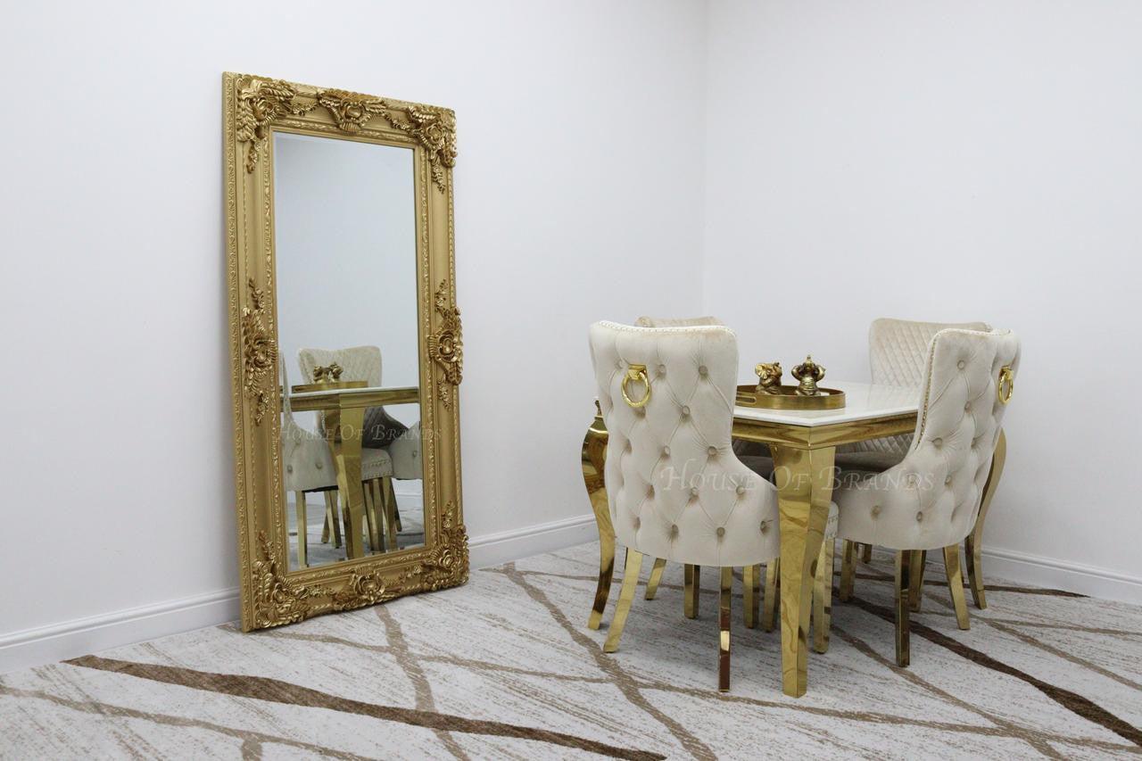 House Of Brands 1.2m Gold Rome & Barcelona Chairs