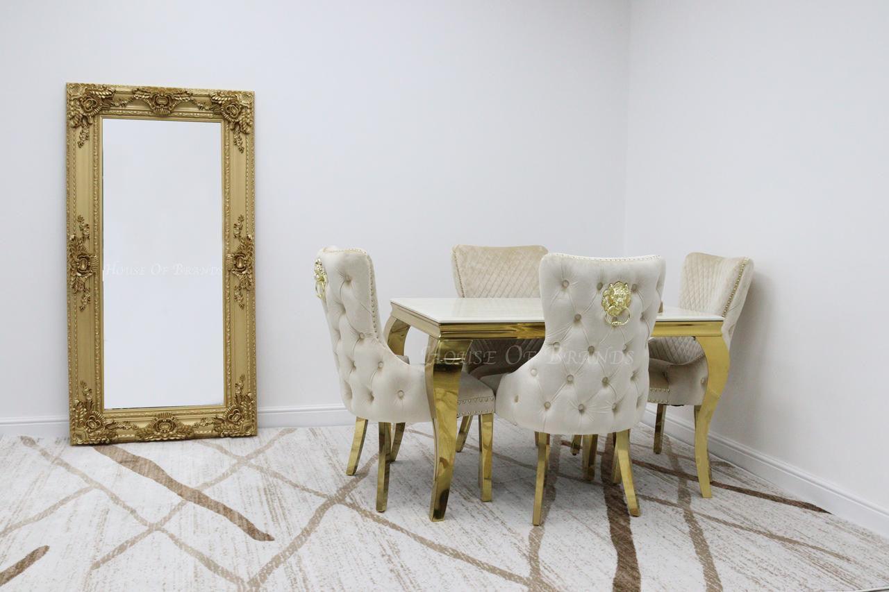 House Of Brands 1.2m Gold Rome & Barcelona Chairs