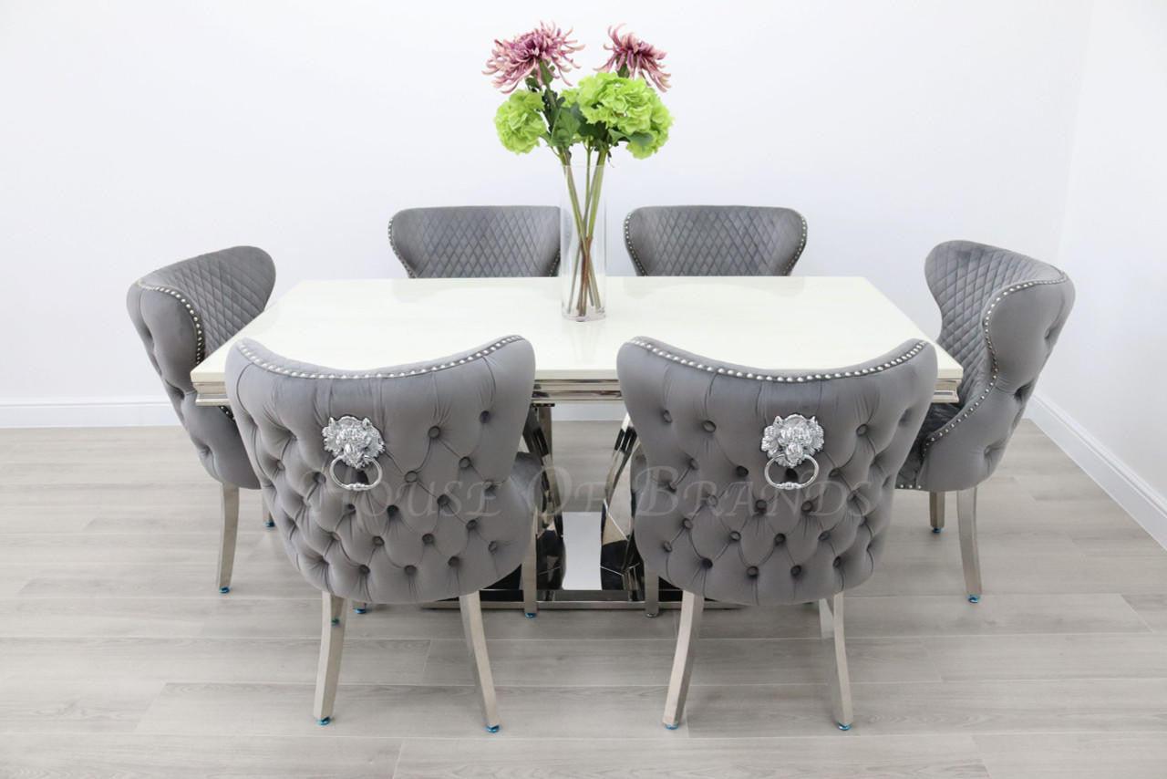 House Of Brands Sicily Table andamp; 6 Valencia Chairs